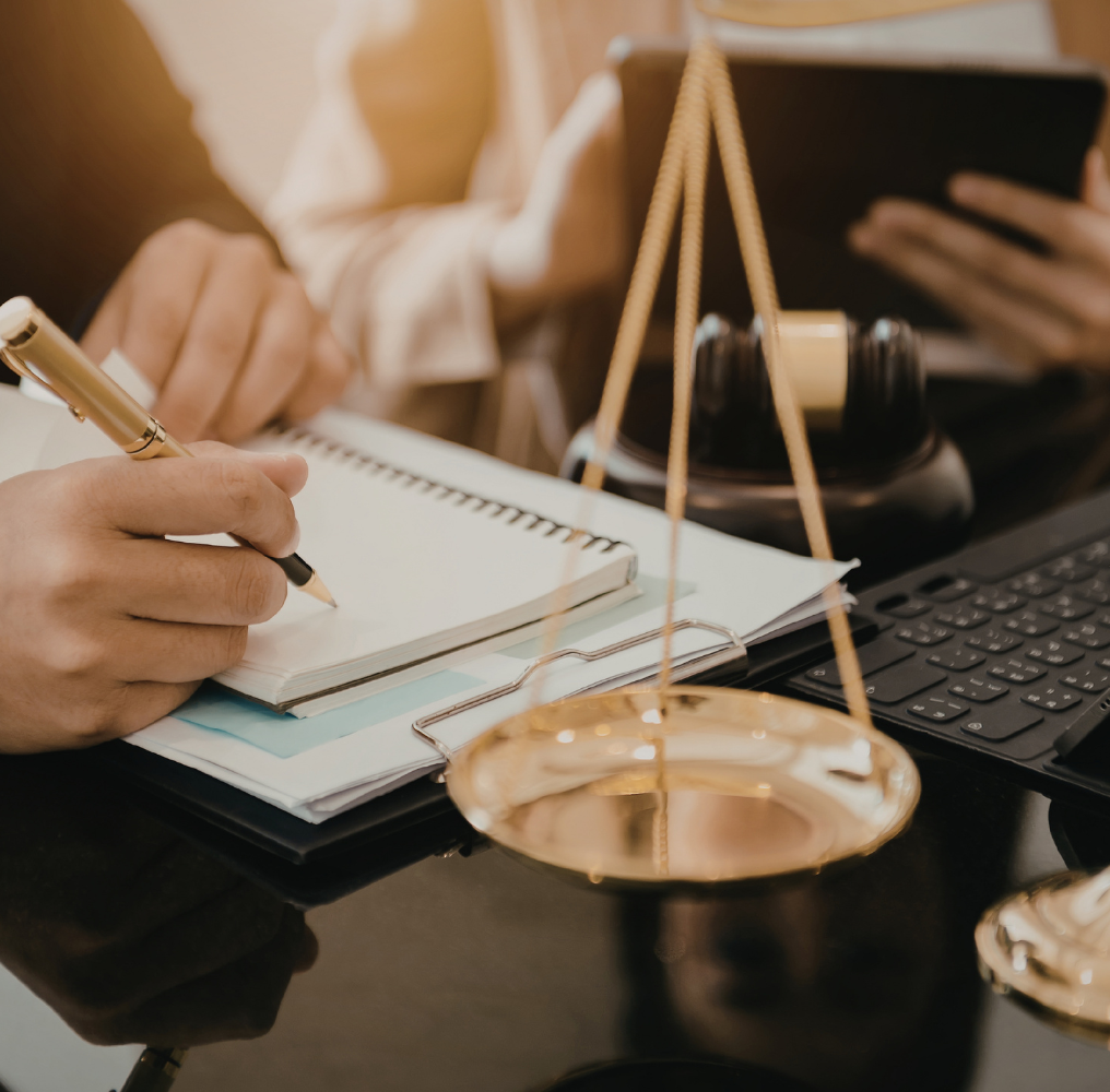 lawyer reviewing case files - Buckman, Buckman & Castellano